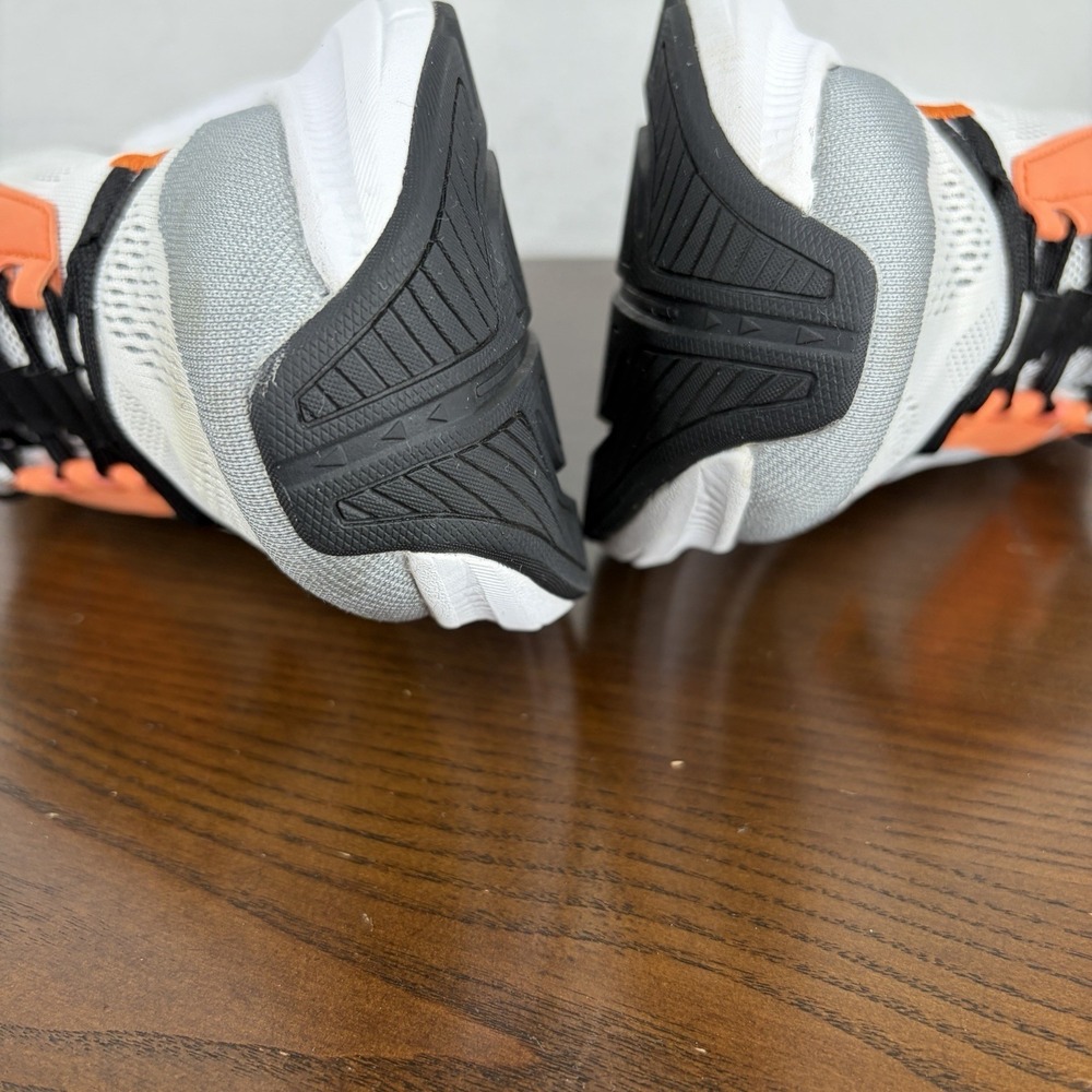 AllSwifit Shoes Women's 6 White Orange Gray Athletic Running Lace Up Sneaker - Picture 14 of 16
